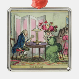 Cribbage, published by Thomas McLean, London (colo Metal Ornament