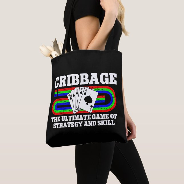 Cribbage The Ultimate Game Of Strategy And Skill Tote Bag (Close Up)
