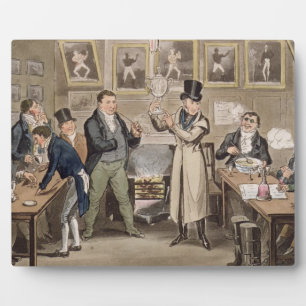 Cribb's Parlour: Tom introducing Jerry and Logic t Plaque