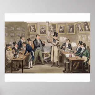 Cribb's Parlour: Tom introducing Jerry and Logic t Poster