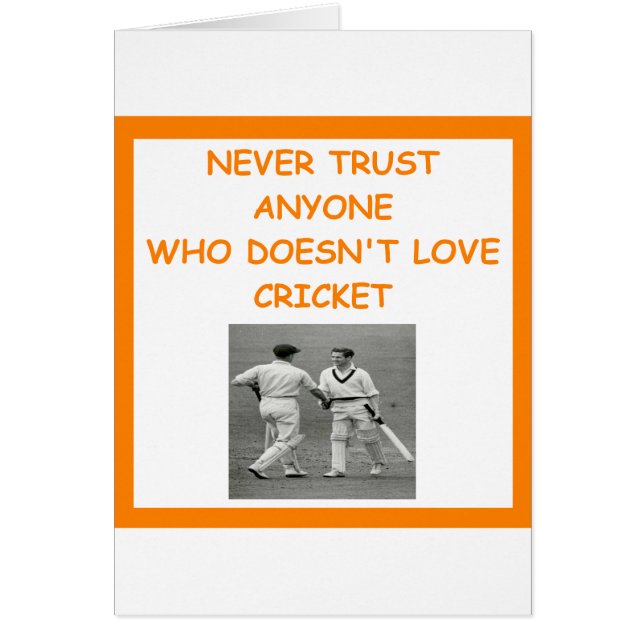 CRICKET (Front)