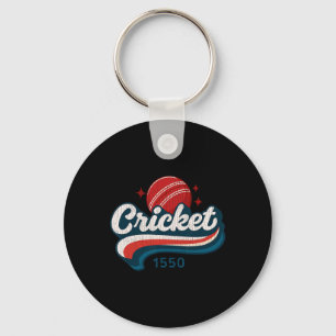 Cricket 1550 Sports Varsity Vintage Men Women Key Ring
