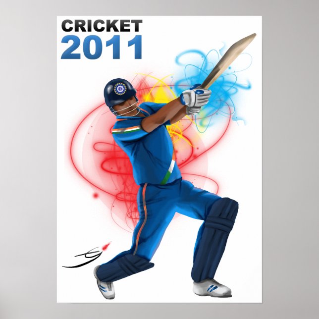 Cricket 2011 - Support India Poster (Front)
