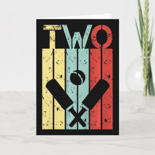 Cricket 2 Birthday Boy Girl Cricket 2 Year Old Card