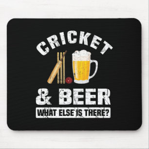 Cricket And Beer Funny Mouse Pad