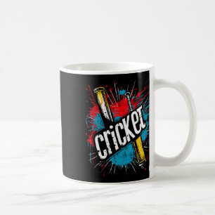 Cricket And Pion For Field Sport With Catch Spin A Coffee Mug
