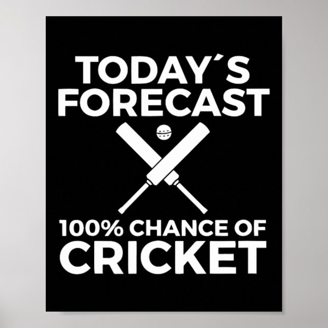 Cricket Athlete  Poster (Front)