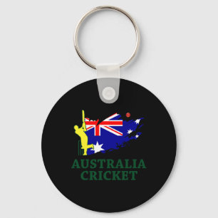 Cricket Australia Aussie Flag Union Jack Stars Key Ring