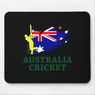 Cricket Australia Aussie Flag Union Jack Stars  Mouse Pad