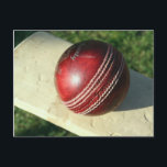 cricket-ball-and-bat.jpg postcard<br><div class="desc">enjoy the cricket fever. its that time of the year again. cheer for you favorite IPL teams</div>