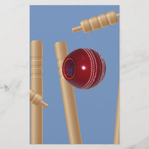 Cricket Ball And Stumps,