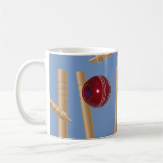 Cricket Ball And Stumps, Coffee Mug