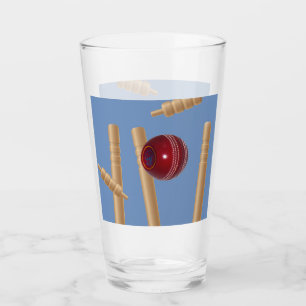 Cricket Ball And Stumps, Glass