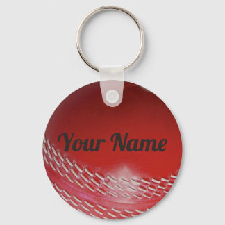 Cricket Ball Key Chain with Your Name