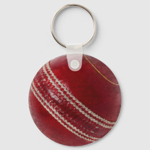 CRICKET BALL KEY RING
