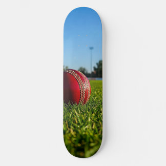 Cricket Ball on Boundary Mark Skateboard
