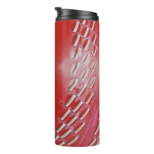 Cricket Ball Red Customise Thermal Tumbler