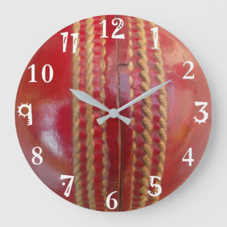 Cricket Ball Round Clock