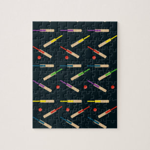 Cricket Bats and Balls Puzzle/Jigsaw Jigsaw Puzzle