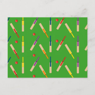 Cricket bats/ balls Post Card