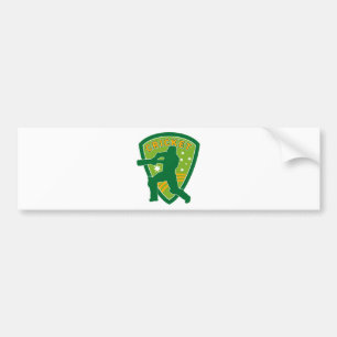 cricket batsman batting australia stars bumper sticker