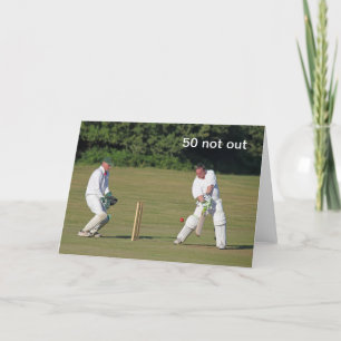 Cricket birthday card