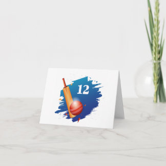 Cricket Birthday Card - 12
