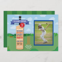 Cricket Birthday Party Sports Winner Match Photo