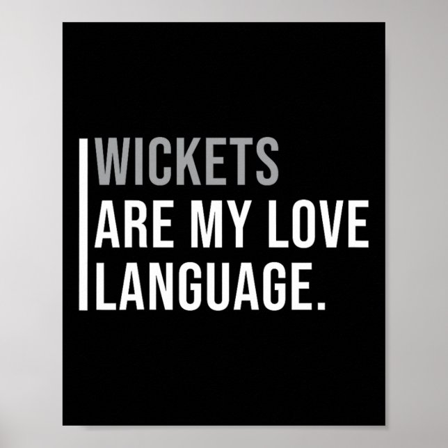 Cricket Bowlers Meme Quote  Poster (Front)