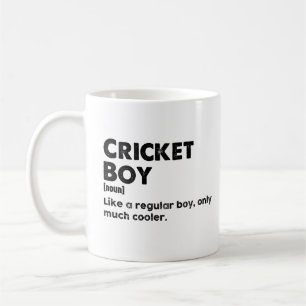 Cricket Boy Funny Dictionary Definition Coffee Mug