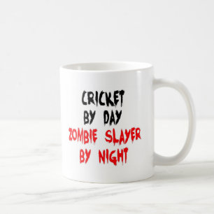 Cricket by Day Zombie Slayer by Night Coffee Mug