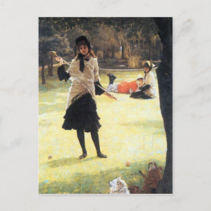 Cricket by James Tissot Postcard