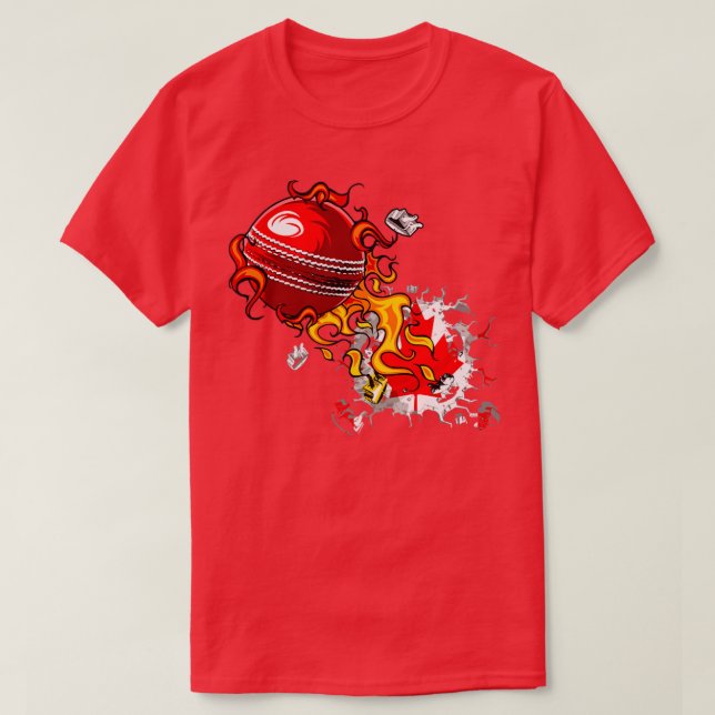 Cricket Canada  T-Shirt (Design Front)