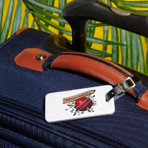 Cricket Century Maker Luggage Tag