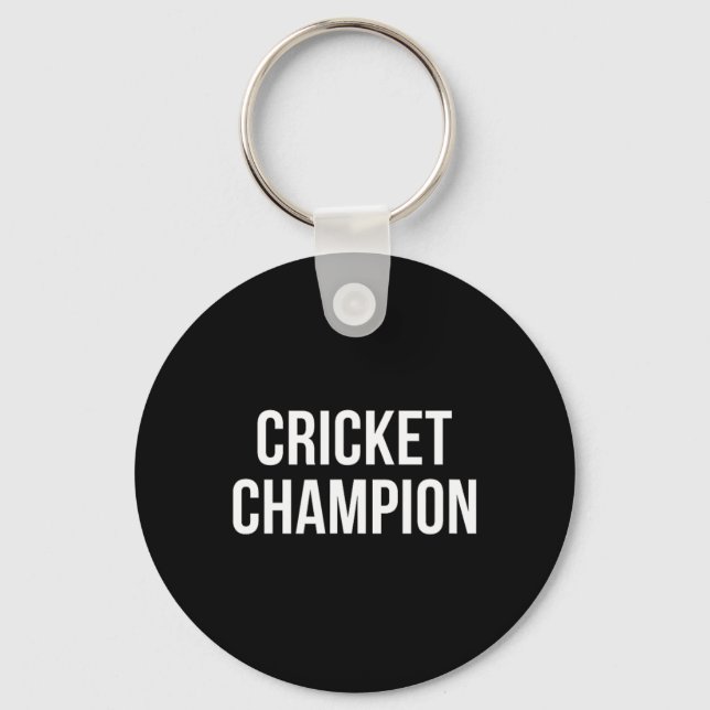 Cricket Champion -  Key Ring (Front)