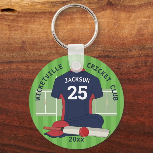 Cricket club Team awards v7 Key Ring (Front)