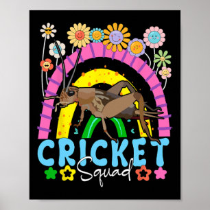 Cricket Costume Squad Matching Animal Lover Kids T Poster