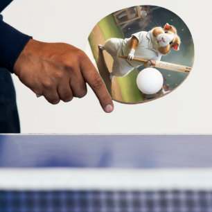 Cricket Craze: The Guinea Pigs Big Match Ping Pong Paddle