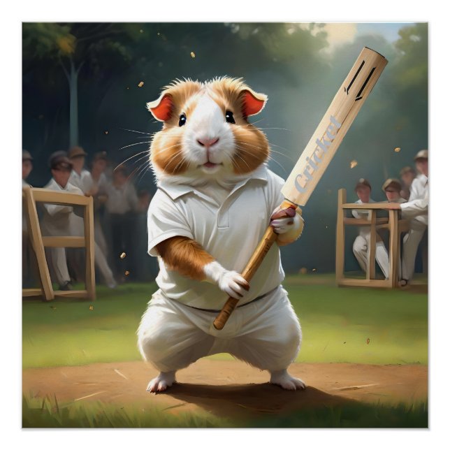 Cricket Craze: The Guinea Pigs Big Match Poster (Front)