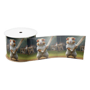 Cricket Craze: The Guinea Pigs Big Match Satin Ribbon