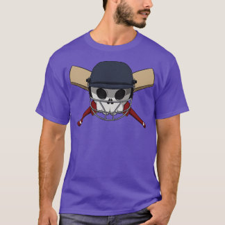 Cricket crew Jolly pirate flag no caption T-Shirt