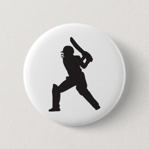 Cricket Cricketer England India Pakistan Men Women 6 Cm Round Badge
