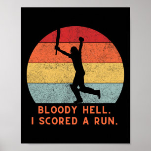 Cricket Cricketer Funny Sports Humour Cricketers A Poster