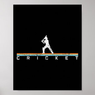 Cricket Cricketer Gift Tsman Poster