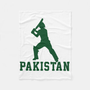 Cricket Cricketer Tsman Pakistan Sports Gift Fleece Blanket