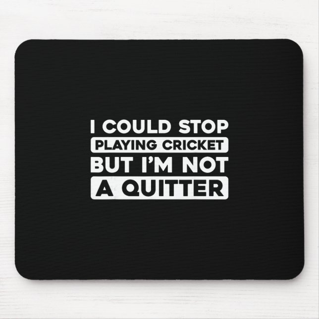 Cricket Cricketing Tsman - Umpire Bowler Cricketer Mouse Pad (Front)