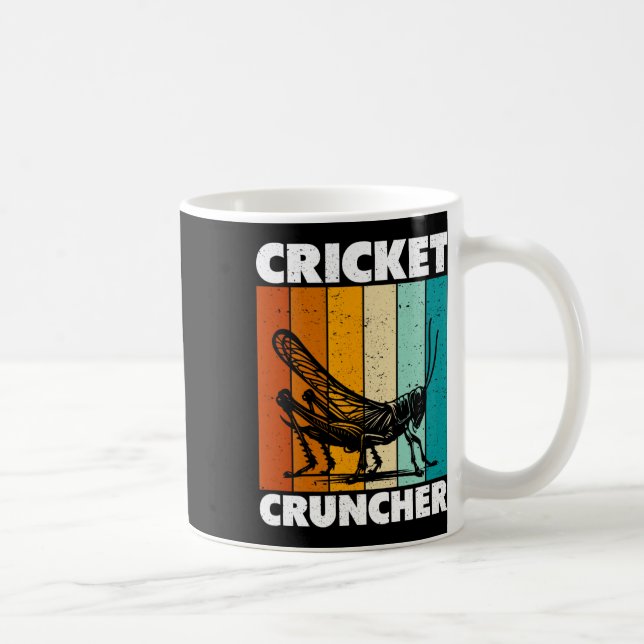 Cricket Cruncher  Coffee Mug (Right)