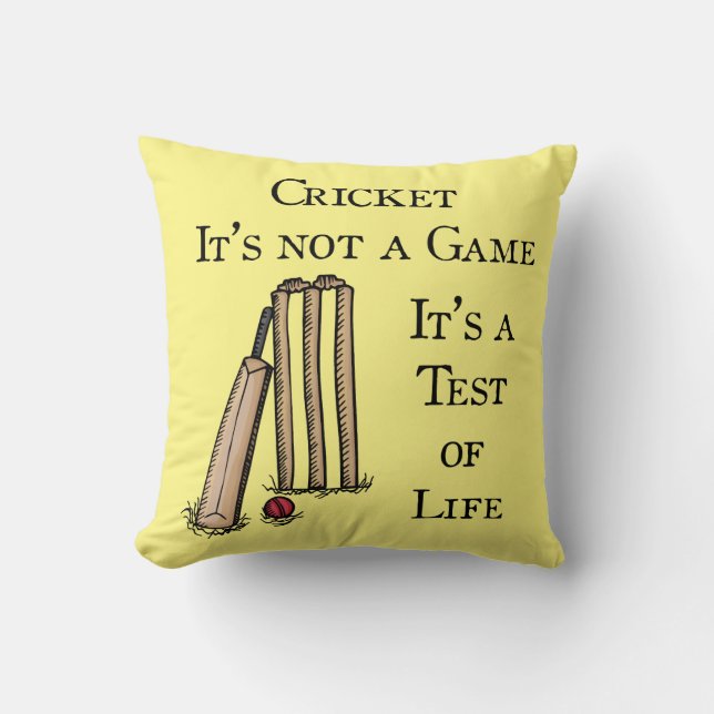 Cricket Cushion (Front)