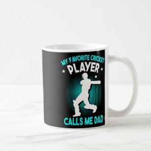 Cricket Dad Cricket Player Coffee Mug
