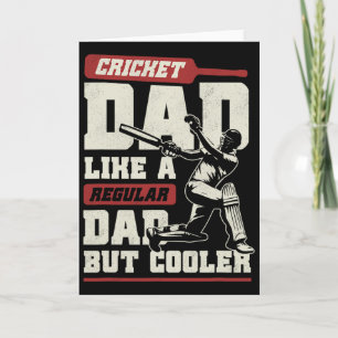 Cricket Dad Father's Day Shirt Cricket Tsman Crick Card